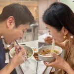 한창엔지니어링구내식당 | 장영란♥한창, 구내식당 점심시간에도 넘치는 애정…먹는 모습마저 '복붙' 부부 [TEN★]