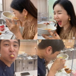 한창엔지니어링구내식당 | 장영란♥한창, 구내식당 점심시간에도 넘치는 애정…먹는 모습마저 '복붙' 부부 [TEN★]