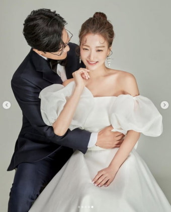 치과의사이인혜, 러블리한 웨딩화보...순백의 눈부신 신부[TEN]