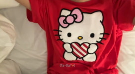 고양이 캐릭터 최애? 블랙핑크 지수, 젠득이가 사준 티셔츠+패디 아트 공개