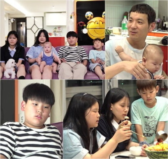 '5남매 아빠' 정성호, 집에 냉장고만 7대?...급이 다른 大식가 클래스 ('슈돌')