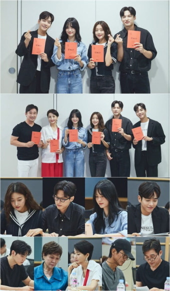 오승아→전노민, '세 번째 결혼' 대본 리딩 현장...세대 초월 '완벽 케미'