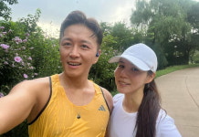 진태현♥박시은, 40도 육박한 폭염 속 런닝…땀에 흠뻑 젖은 부부