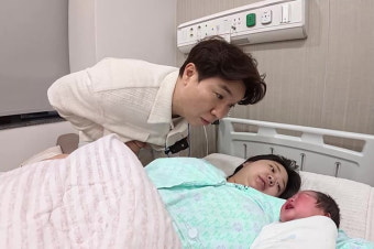 몸무게 3.76kg·풍성한 머리숱…박수홍김다예, 딸 전복이 최초 공개('슈돌')