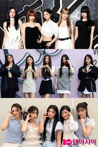 르세라핌·뉴진스·아일릿, 하이브 걸그룹 나란히 일본서 올해 마지막 스케줄 [TEN이슈]
