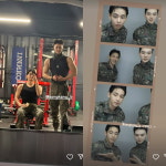 BTS 뷔, 심상치 않은 인맥…박찬욱과 와인 먹고 송강과 헬스 인증