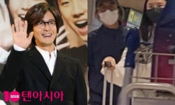 '욘사마' 배용준도 피해 갈 수 없는 세월…모자 밖 삐져나온 백발에 '깜짝'
