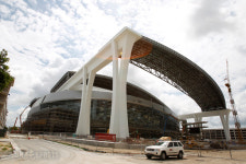 개폐형으로 지어진 새로운 야구장의 지붕