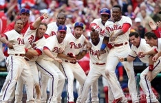 필리스 선수들, 갈비스, 어서 들어오라구!