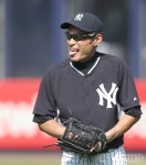 [포토] 스즈키 이치로, 무엇을 본 것 일까