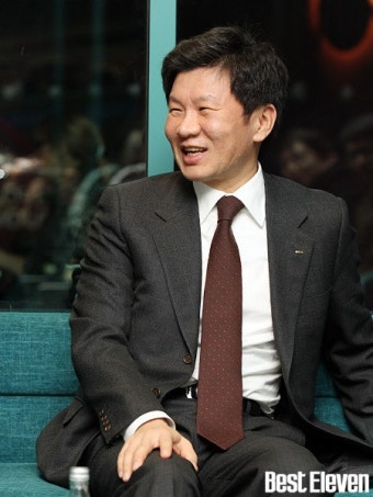 정몽규 회장, 이젠 편하게 좀 웃을 수 있네요~