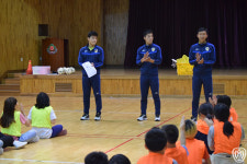  아산 무궁화, 도고 온천초 학생들과 ‘비타민 스쿨’ 진행 