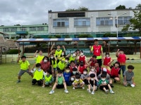 우리 학교에 와줄 수 있나요? 김문환-송범근, 충남 비인초 방문해 축구 클리닉