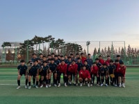 이광진 등 경남 주축들, 군북중 선수들과 구슬땀흘리며 지도