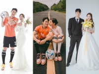 제주 안태현, 6년째 연애한 신부와 17일 화촉... 김경재-장석민 코치 이어 릴레이 결혼