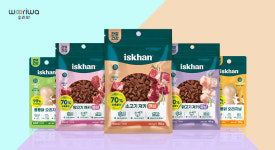 생육 펫푸드 ‘이즈칸’ 간식 9종, 다이소 입점 [멍멍냥냥]