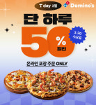 도미노피자, SKT 고객이라면 50% 할인이나 적립 가능… 20일 진행