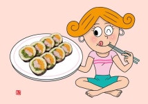 밥 대신 양배추! 건강한 김밥 한 줄 말아볼까[밀당365]
