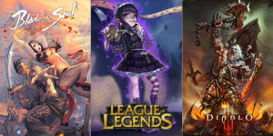 블레이드앤소울-LOL PC방 순위 혼전… 2강 체제 구축했다