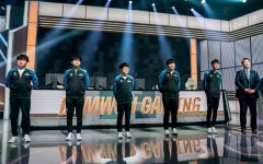 [롤드컵] 담원 게이밍, 1세트에 가렌-유미 선택