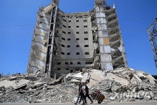 MIDEAST-GAZA-RAFAH-DESTROYED BUILDINGS