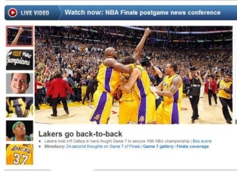 [NBA] LA, 보스턴 꺾고 통산 16번째 우승