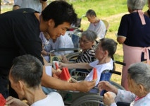 인천 전자랜드 농구단, 안성 브니엘 요양원 방문 봉사활동 펼쳐