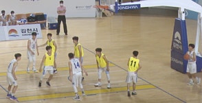 [연맹회장기] 협회장기 준우승 명지중, 송도중 제압하고 결승행