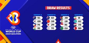 2023 FIBA 농구월드컵 아시아 예선 대진 확정...대한민국은 뉴질랜드, 필리핀, 인도와 A조 배정