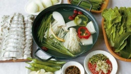 기운 불끈 갯장어,밥이 술술 방풍꽃게장,새콤매콤 서대회 무침