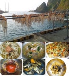 손바닥만 한 홍합,팔뚝만 한 홍해삼,따개비밥,오징어내장탕,꽁치물회,해계탕 ... 딴 세상 맛!