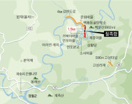 개가 고개 이름 만들었다…동강 U라인, 뼝대 V라인이 빚은 명승