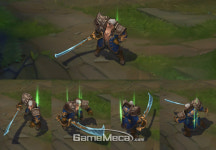 [리그오브레전드 스킨 미리보기] 흉포한 제독 가렌 외형 분석