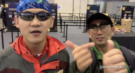 [포토] 열정 열정 열정! 카카오게임즈 부스 온 한사랑산악회