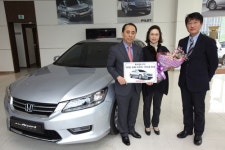 혼다코리아, 북미생산 100만 번째 어코드 주인공 탄생