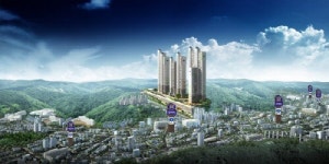 부산 승학산 자락 에코 프리미엄으로 웰빙라이프 실현, 경보이리스힐 당리