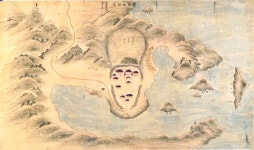 [옛지도 읽기] 구소비진(현 경남 고성군 동화리)도