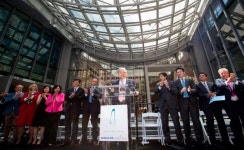 한진그룹, 美 LA 중심가에 73층 규모 호텔·오피스 ‘윌셔 그랜드 센터’ 개관