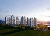 창원 진해 비전시티 우방아이유쉘, 도시재생사업으로 지역 대표 아파트로 탈바꿈