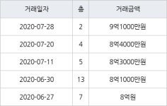 세종 새롬동 새뜸마을 메이저시티 1단지 120㎡ 9억1000만원... 역대 최고가