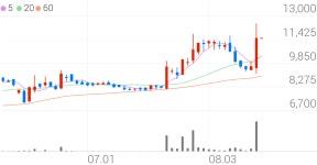 보라티알, +30.00% 상한가