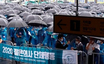 전공의 파업률 70%에 놀란 복지부 