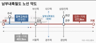 2027년부터 KTX 타고 서울~거제 2시간50분에 간다