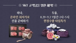 SK텔레콤, ‘티딜’에서 추석 선물 기획전… 최대 할인율 91%