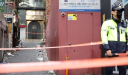 경찰, 이태원 참사 현장 해밀톤호텔 ‘가벽’ “도로법·건축법 규제 대상”