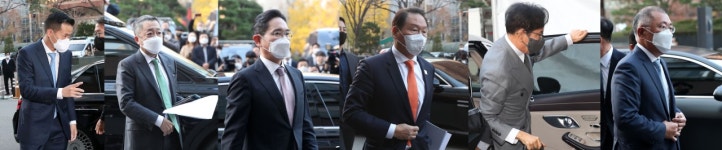 “미래사업 같이 합시다”… 빈 살만 만난 기업인들, 협력 의지 확인