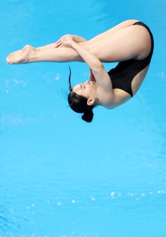 김수지, 여자 다이빙 1ｍ 스프링 동메달