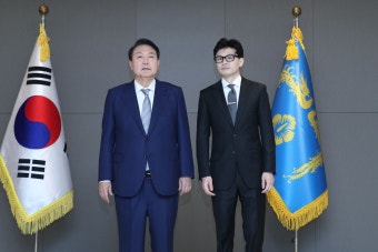 [속보] 尹대통령, 한동훈 법무부 장관 면직안 재가