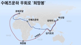 “수에즈 운하 우회 연료비, 1척당 26억원 더 들어”
