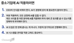 中企도 AI가 ‘게임 체인저’…현장 적용은 머나먼 이야기